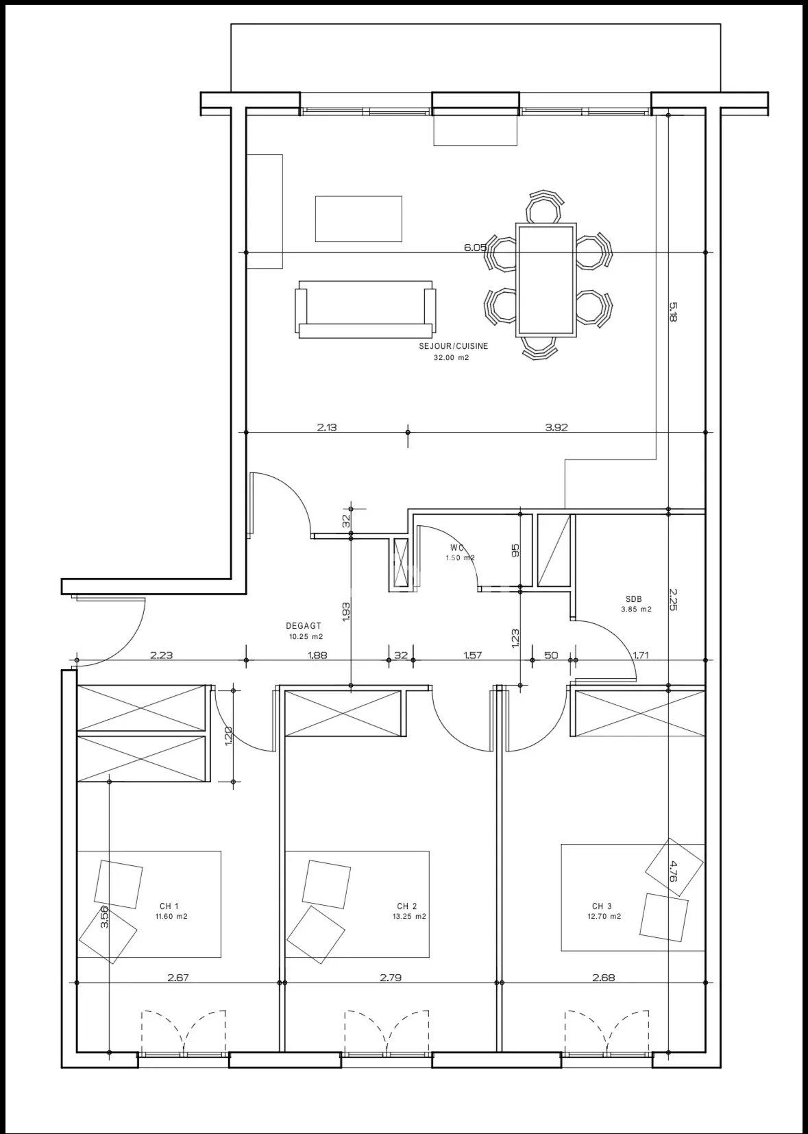 appartement 4 Pièces en vente sur Cruseilles (74350)