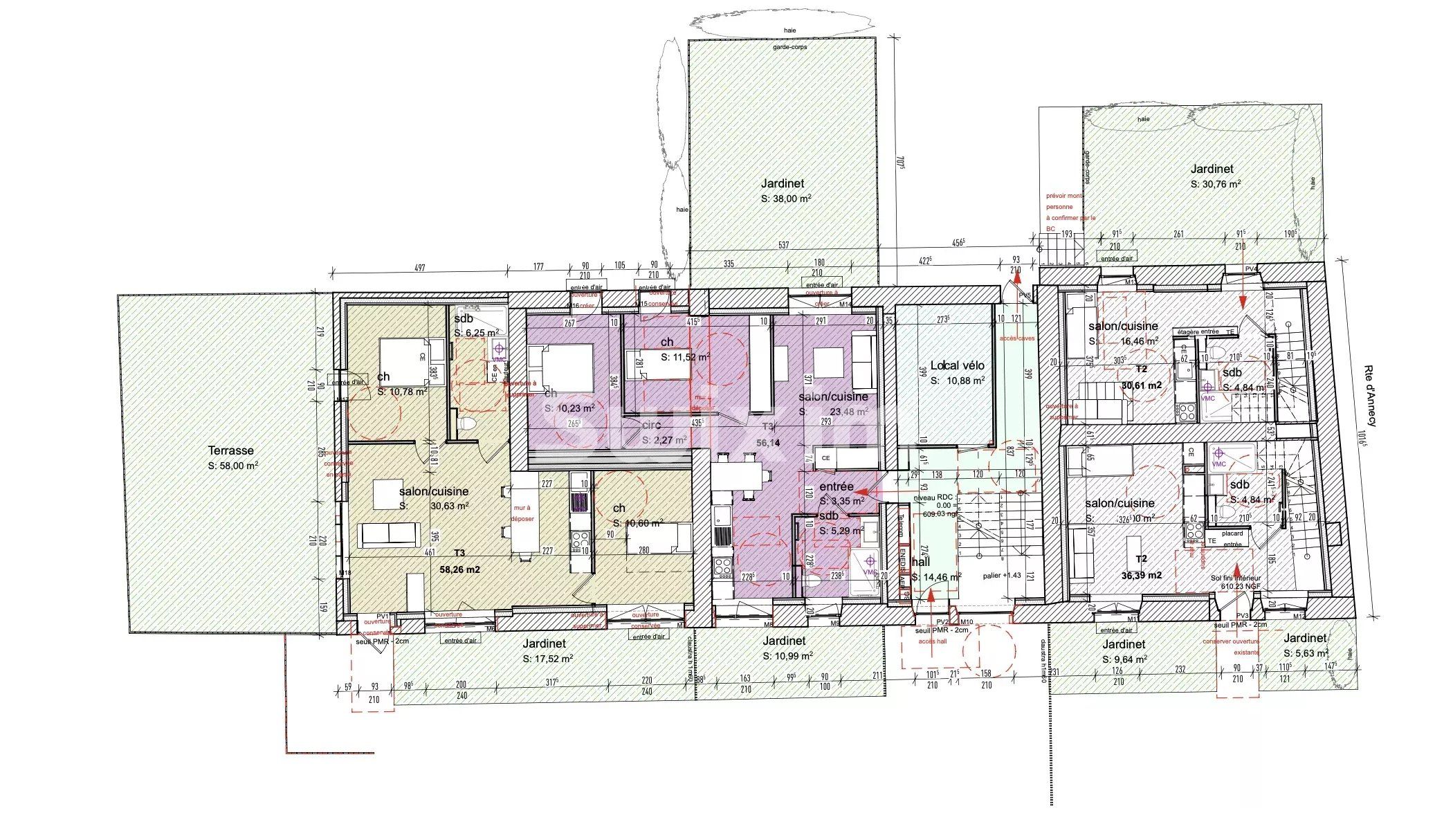 appartement 3 Pièces en vente sur Chilly (74270)