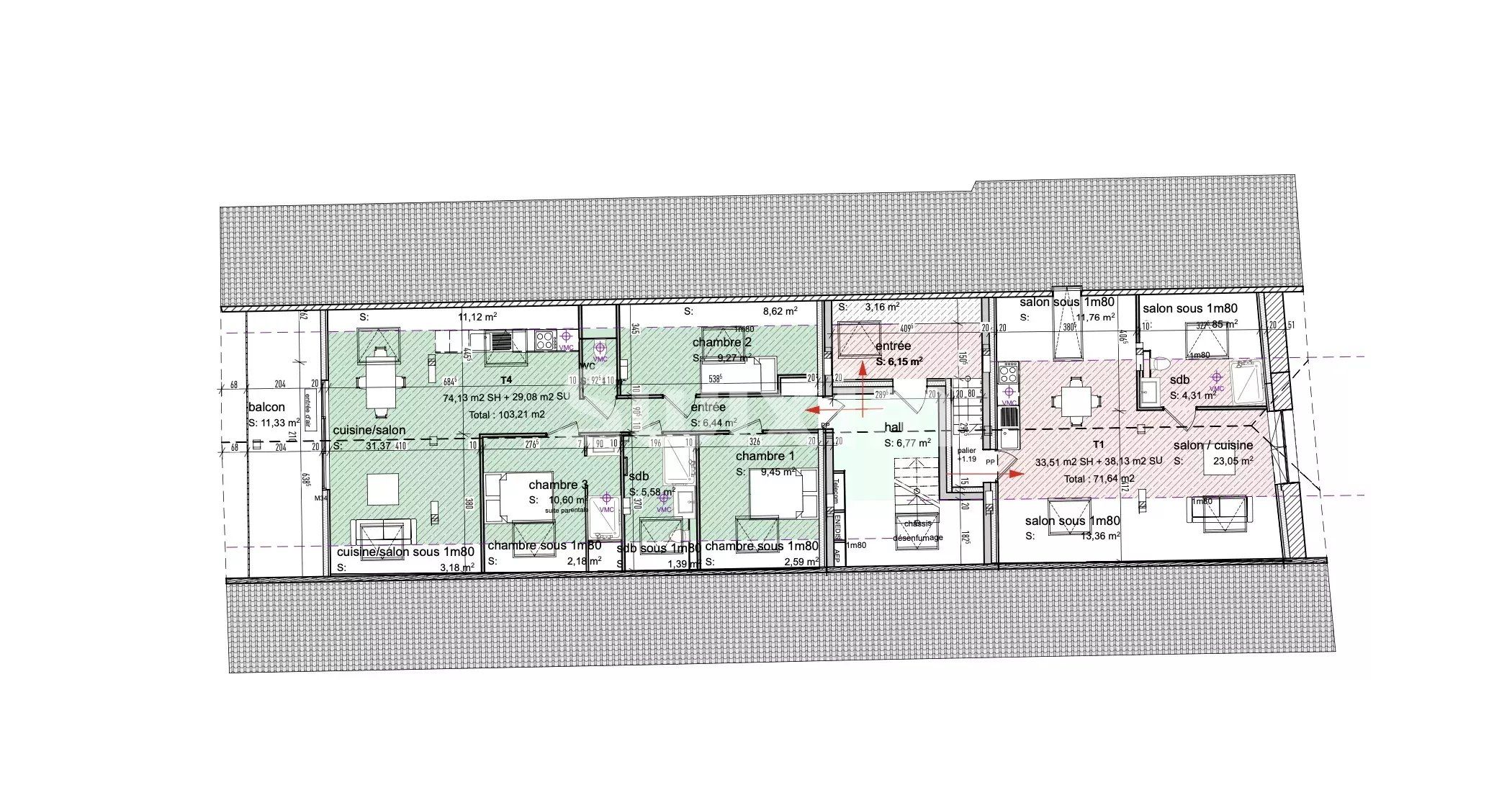 appartement 4 Pièces en vente sur Chilly (74270)