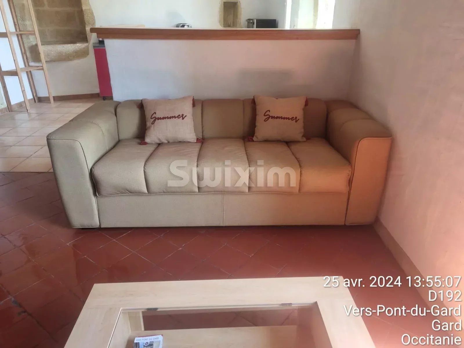 appartement 2 Pièces en location sur Vers-Pont-du-Gard (30210)