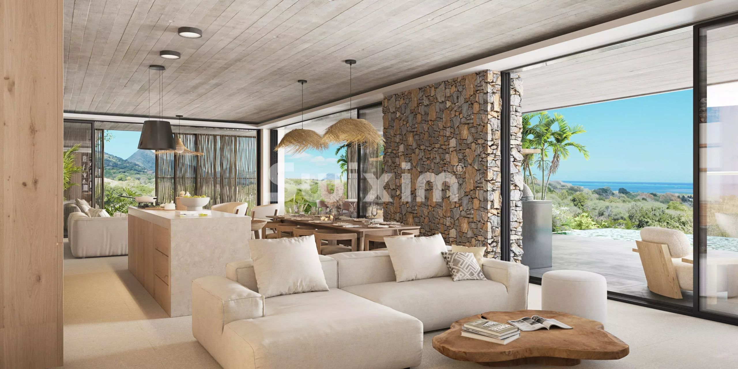 villa 5 Pièces en vente sur Rivière Noire (90306)