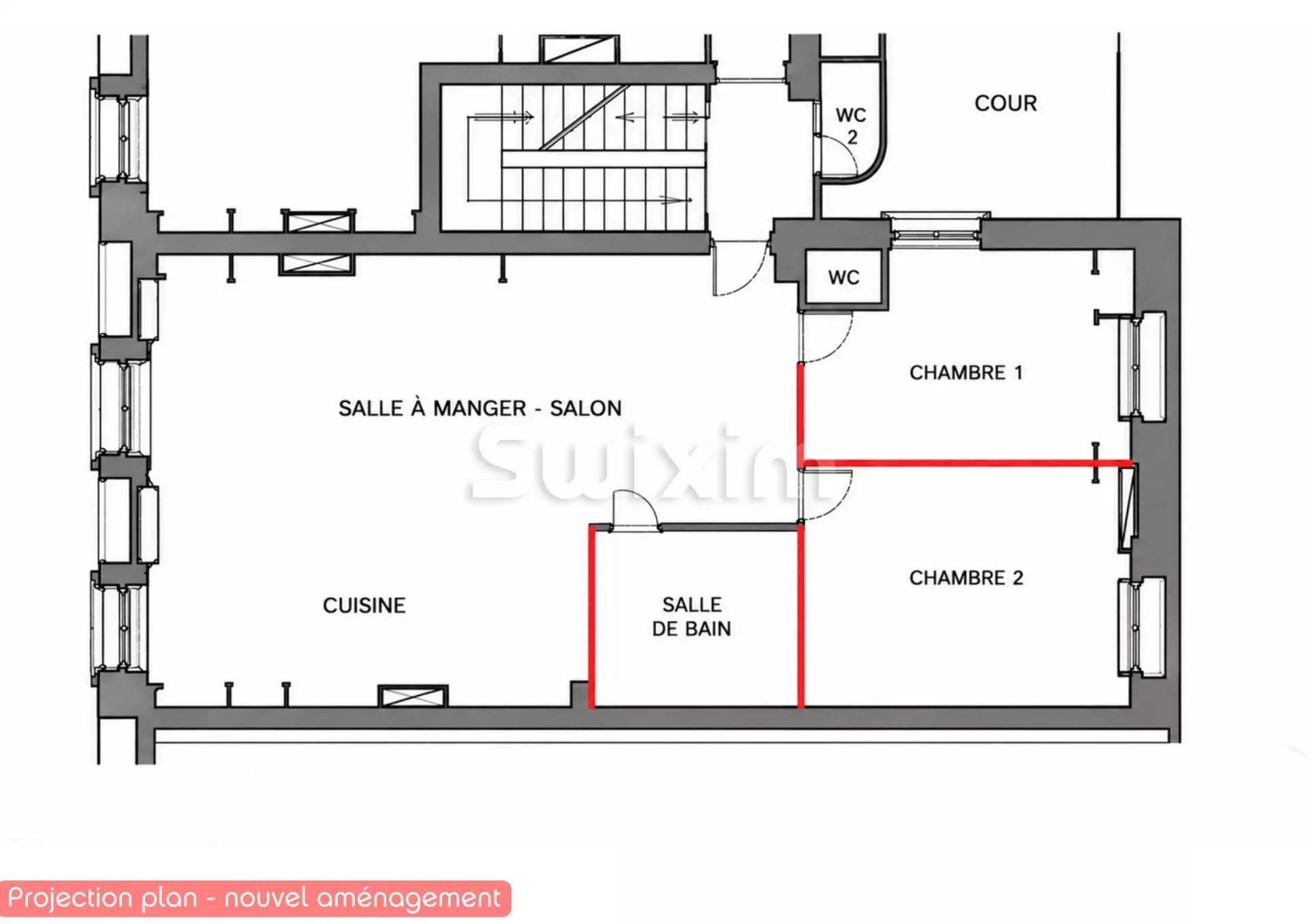 appartement 3 Pièces en vente sur Lyon 2ème (69002)