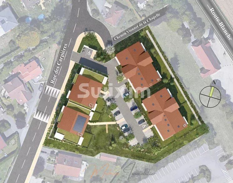 appartement 3 Pièces en vente sur Ségny (01170)