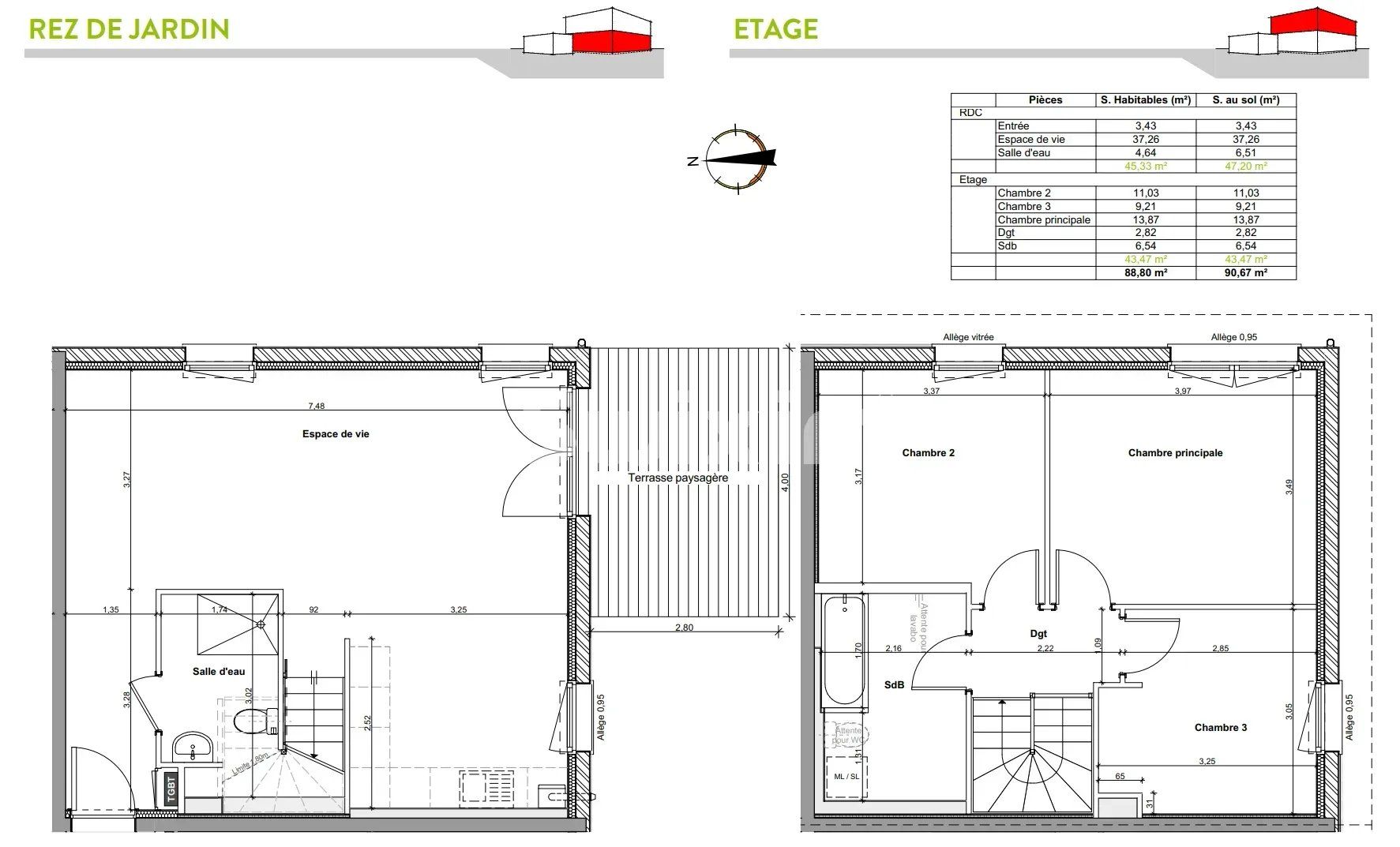appartement 4 Pièces en vente sur Thyez (74300)