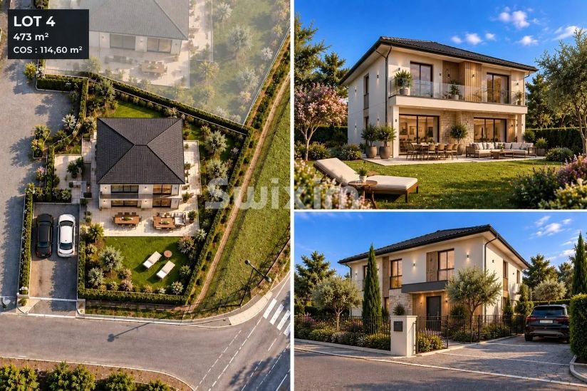 Vente Terrain Draillant 473&nbsp;m²