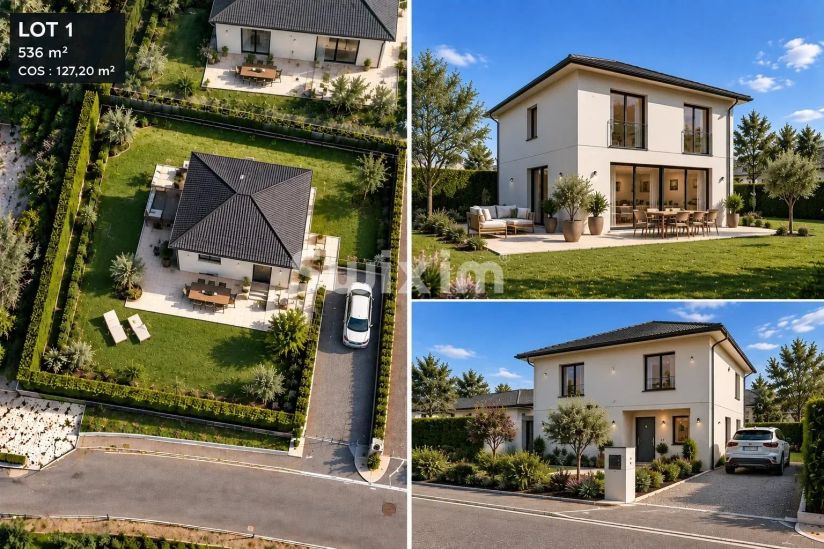 Vente Terrain à bâtir Draillant 536&nbsp;m²