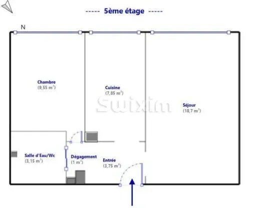 appartement 2 Pièces en vente sur Aubervilliers (93300)