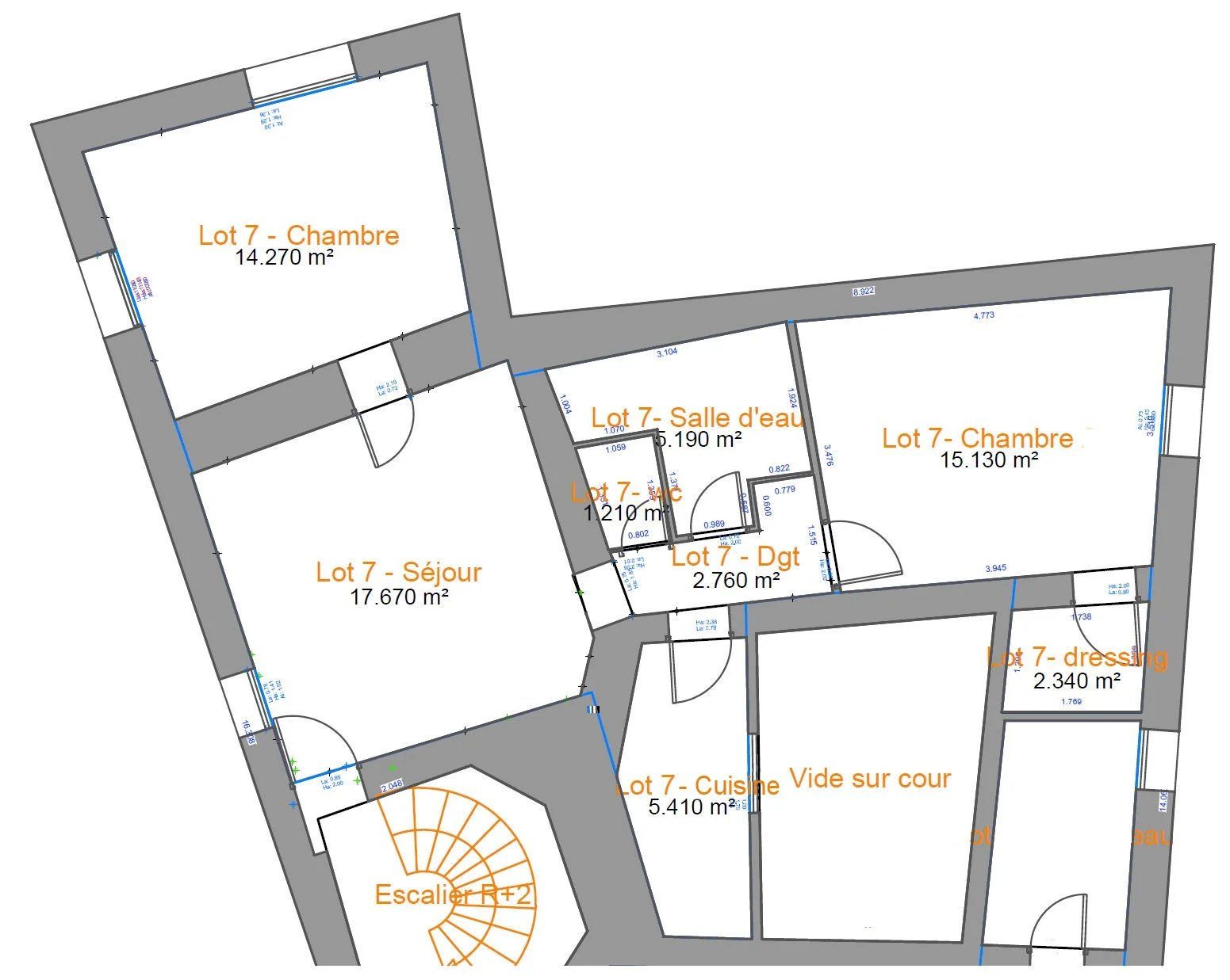 appartement 3 Pièces en vente sur Béziers (34500)
