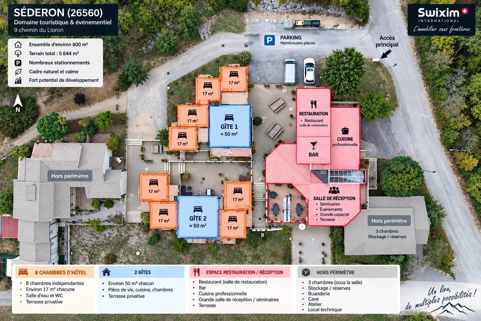 immeuble 18 Pièces en vente sur Séderon (26560)