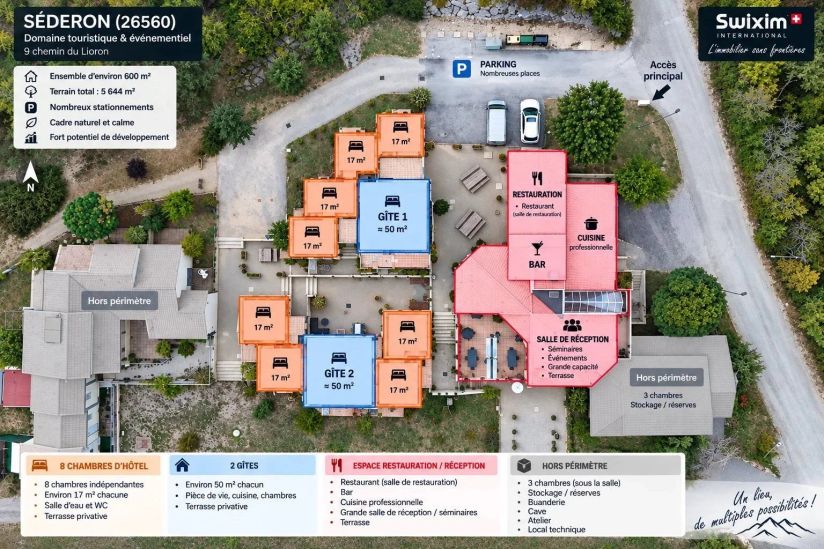 Vente Immeuble Séderon 18&nbsp;Pièces 600&nbsp;m²