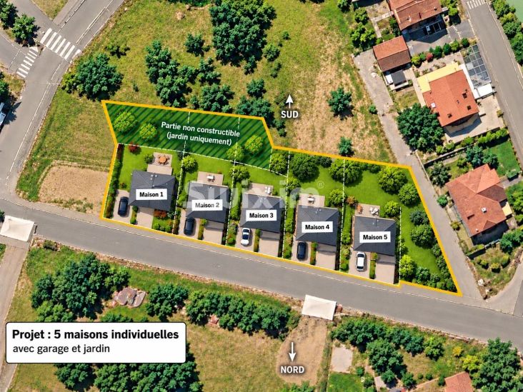 Vente Terrain Orschwihr 1290&nbsp;m²