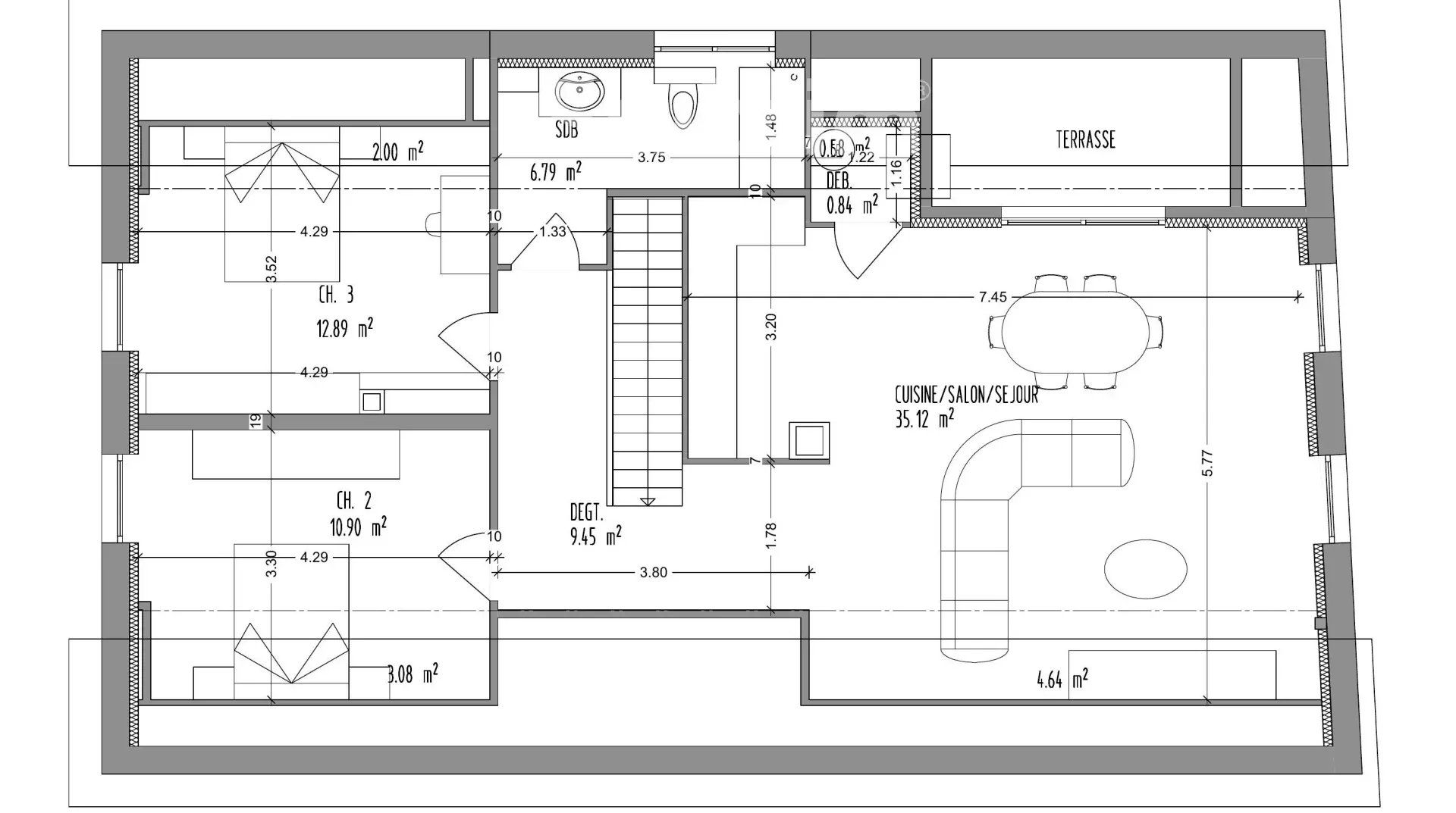 Appartement 3 pièces 79 m² · à Oberhoffen-sur-Moder · 79,2 m² · 199 000 €