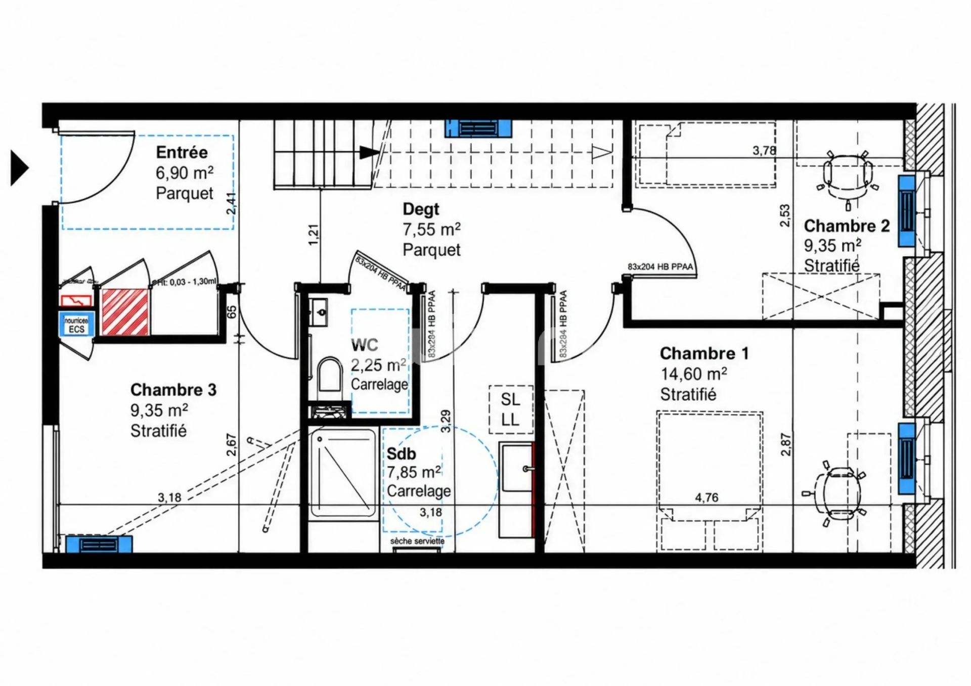 appartement 4 Pièces en vente sur Colmar (68000)