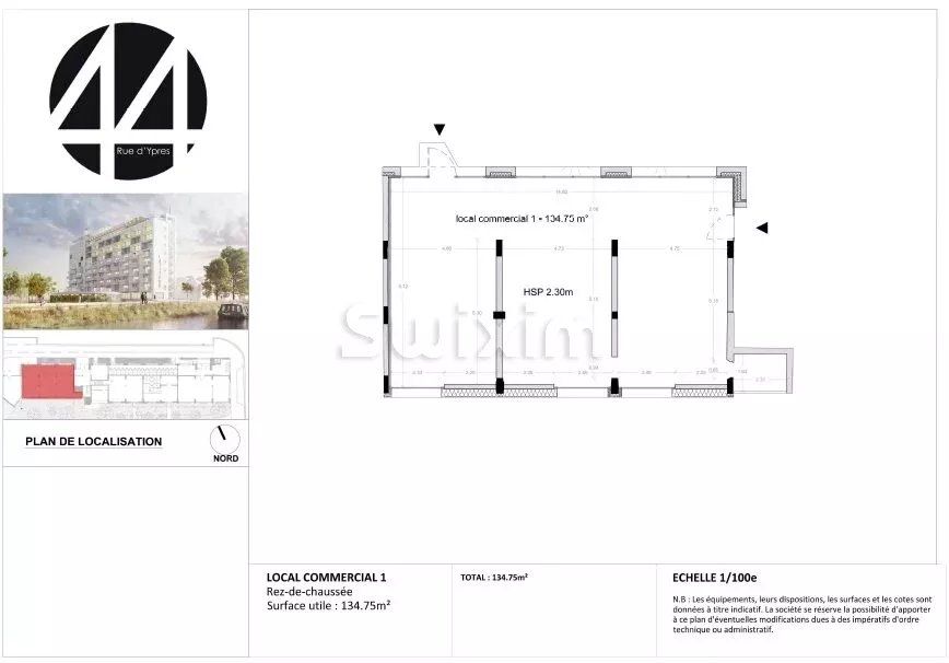 commercial local for sale on Strasbourg (67000)