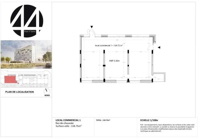Vendita Locale commerciale Strasbourg 134.75&nbsp;m²