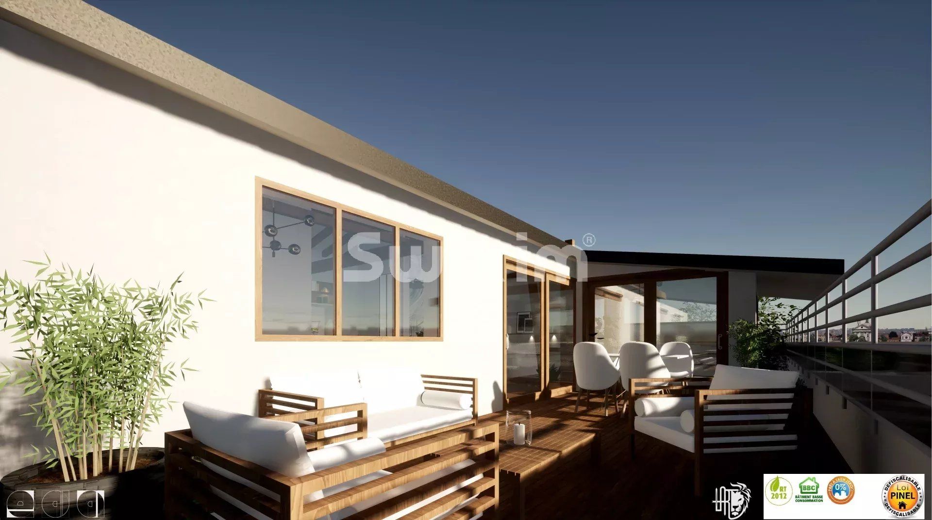 penthouse 3 Camere in vendita su Huningue (68330)